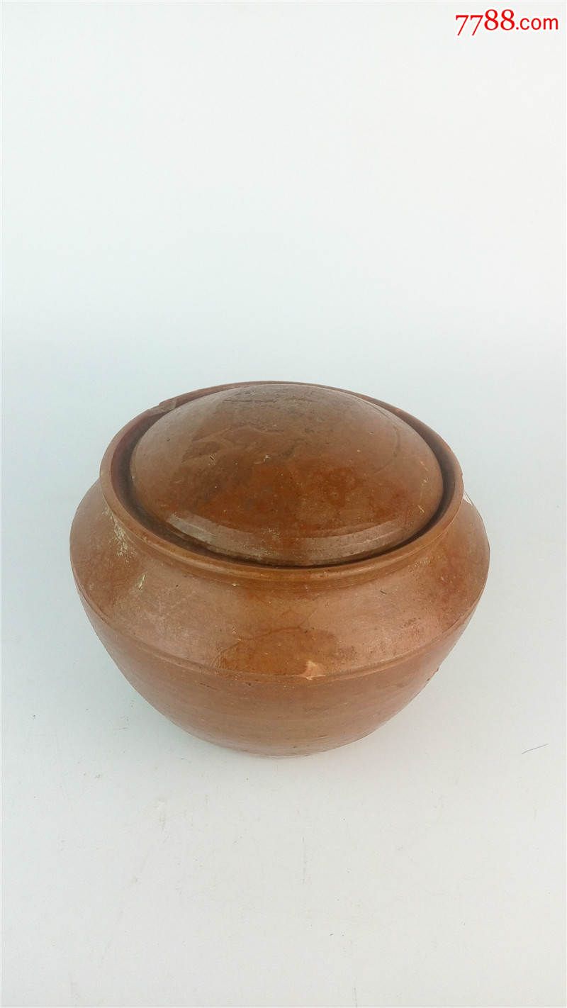 少见的唐代红陶罐