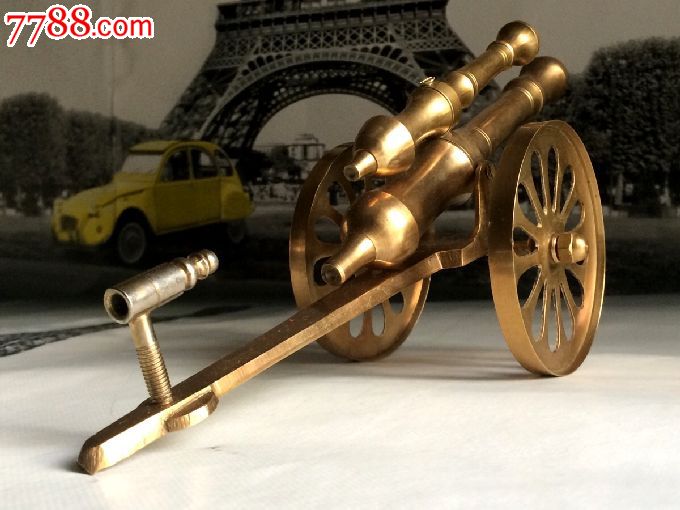 黄铜西洋火炮摆件
