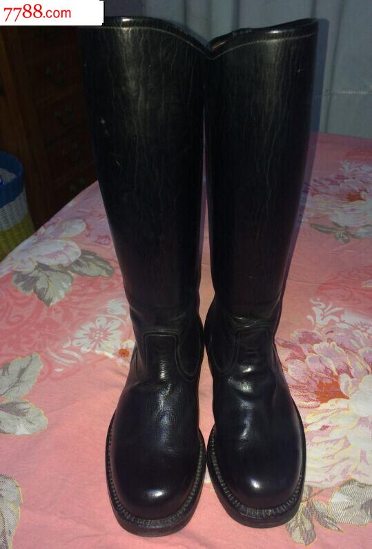 全新55式骑兵硬筒马靴