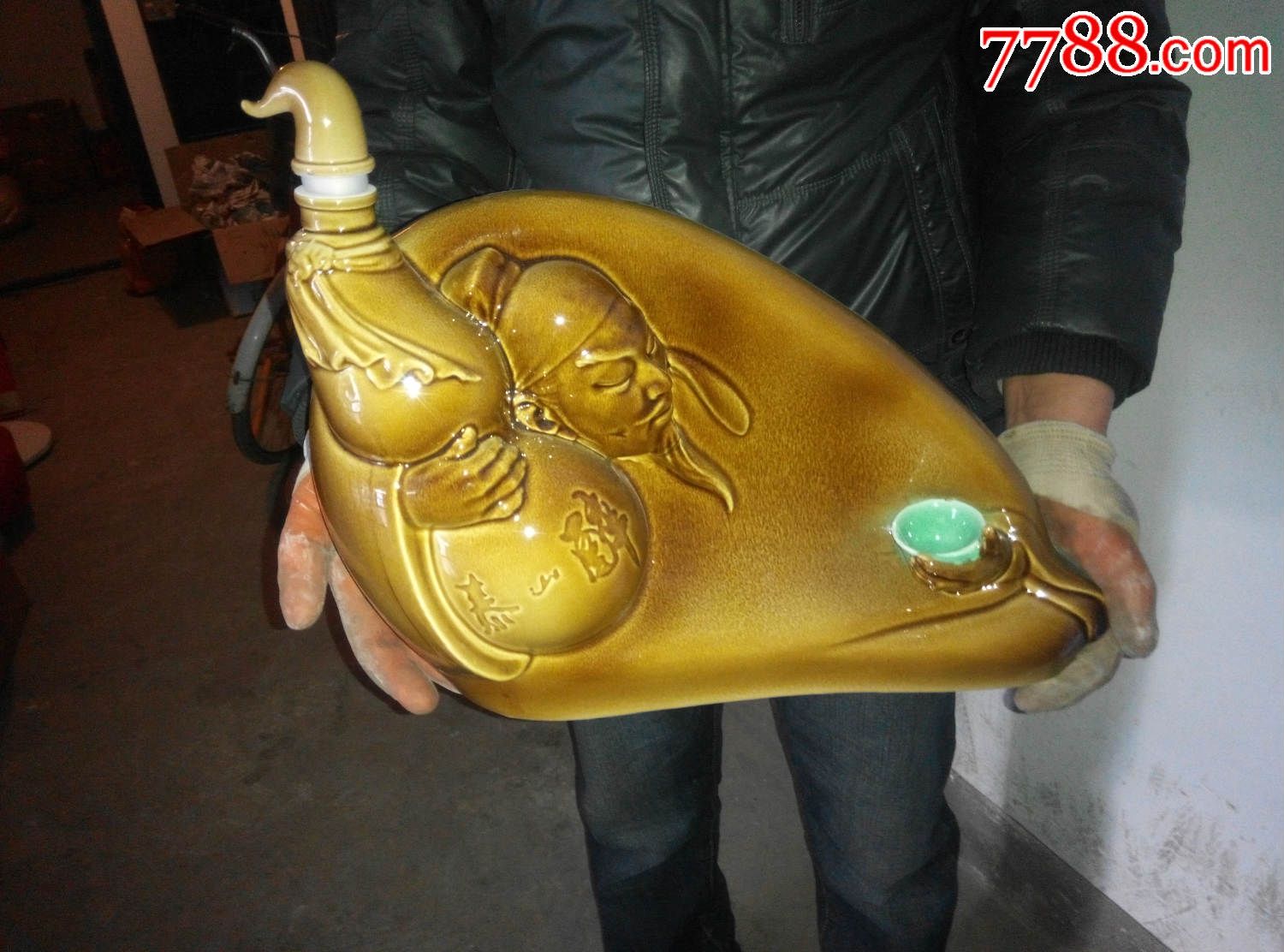 太白醉酒酒瓶老酒瓶包老