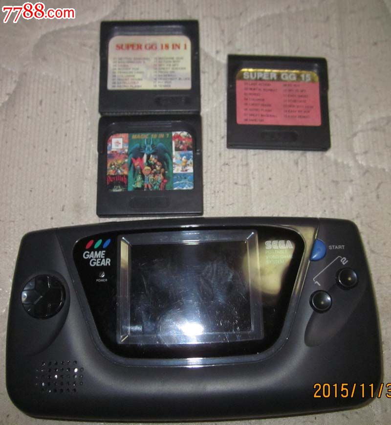 sega世嘉老掌机游戏机gamegear老游戏机gg