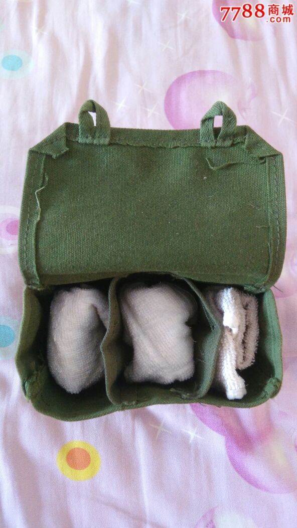 库存帆布腰挂式手榴弹袋