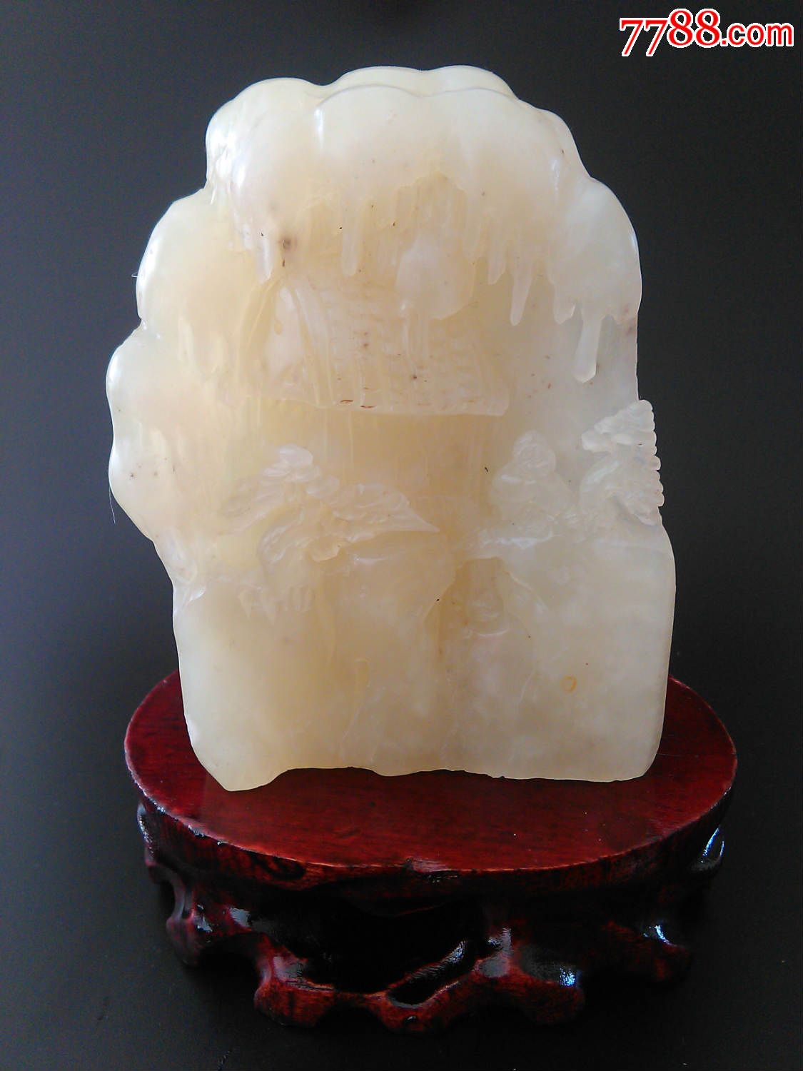 寿山荔枝冻大摆件【松下闲情】535g-se33525511-寿山石-零售-7788收藏
