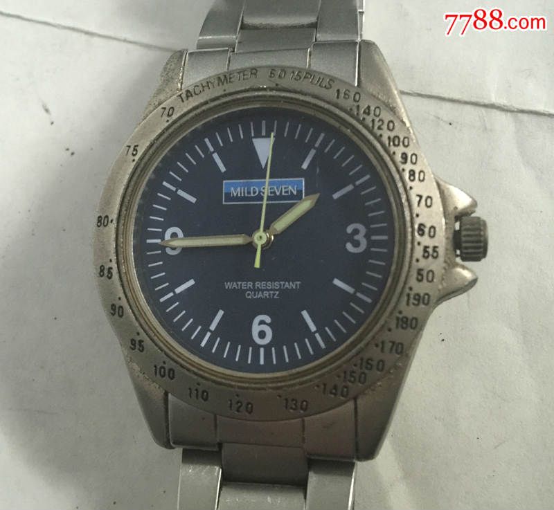 二手手表mildseven七星石英手表