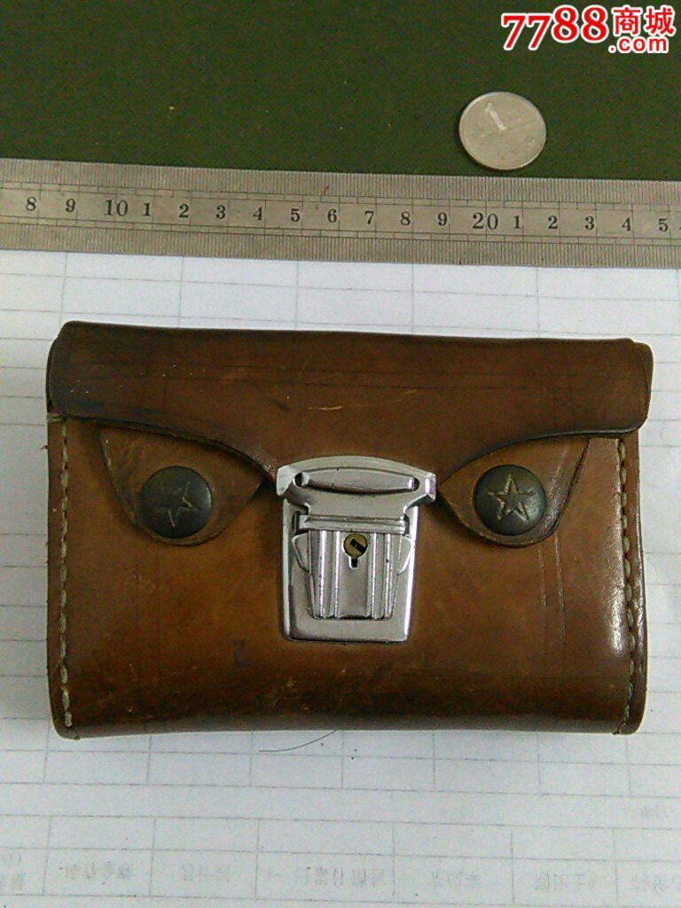 老款牛皮腰包