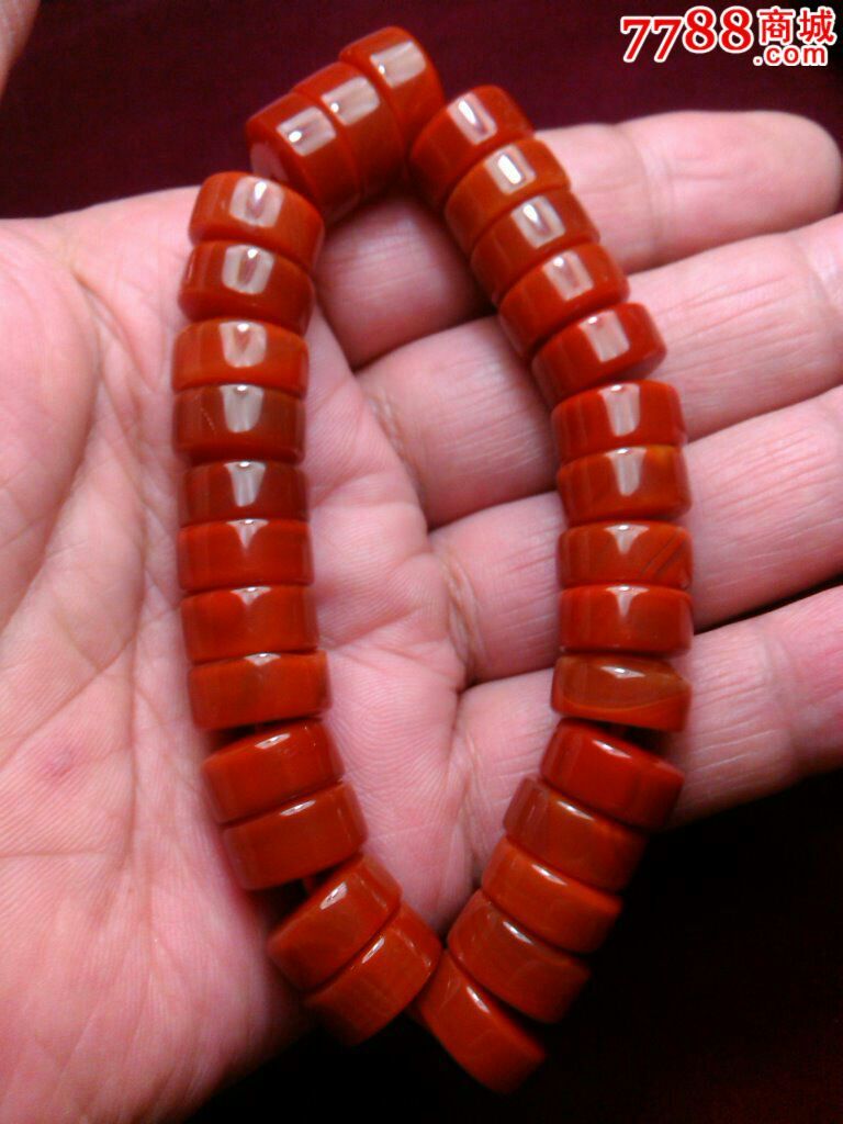 红玛瑙算盘珠