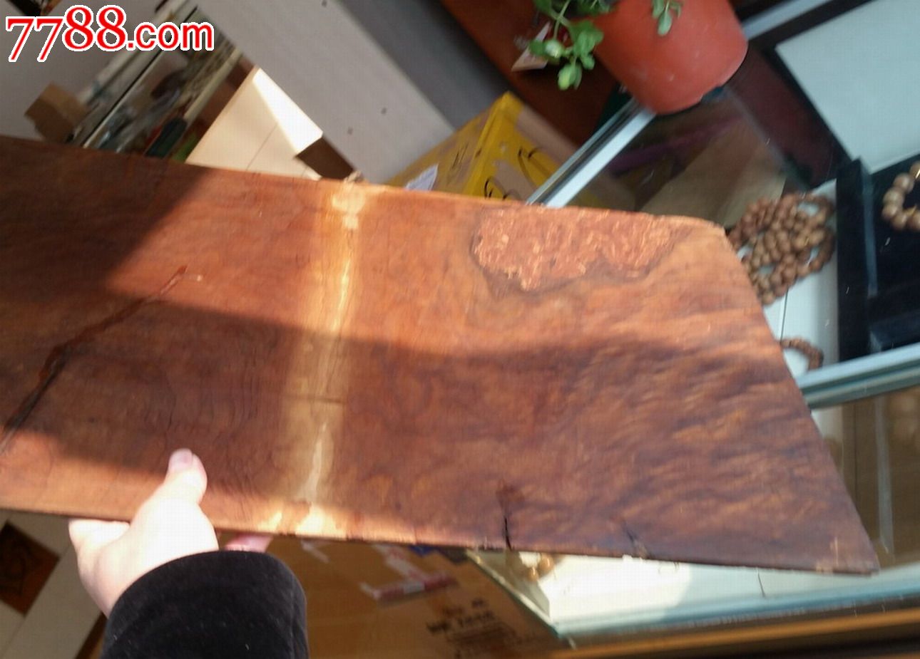 金丝楠木板(老家具上撤下的料,包老包真水波虎皮纹明显