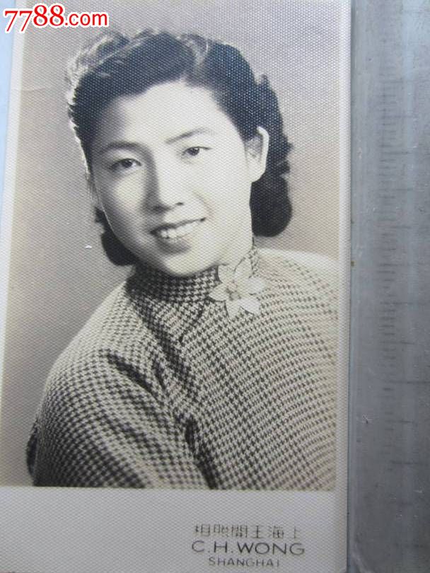 上海王开照相.民国美女个人照(老照片)