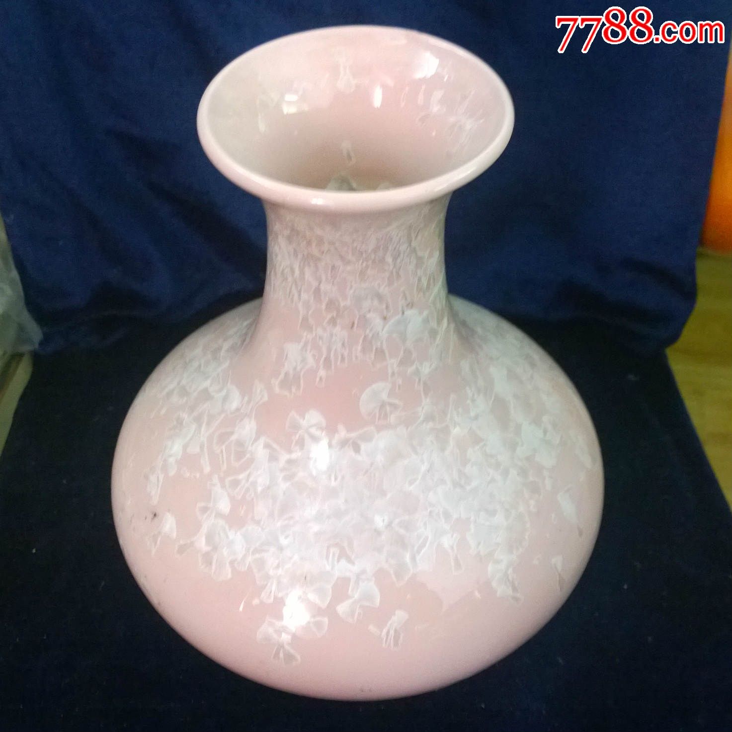 神手结晶釉花瓶1个辽宁省硅酸盐研究所陶瓷实验厂