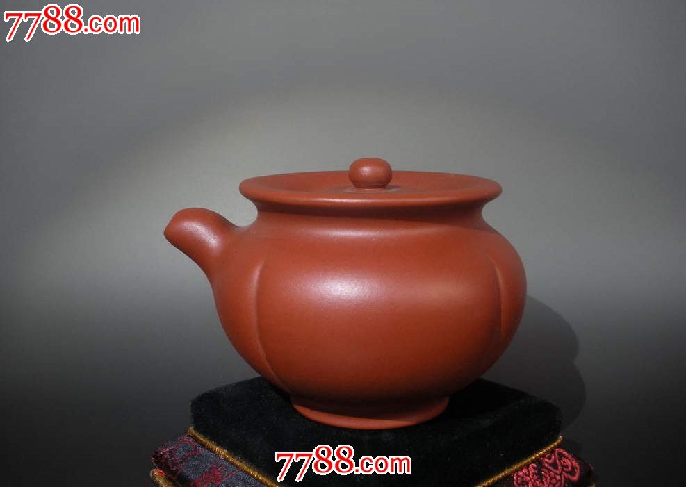 朱泥西施乳无把紫砂壶