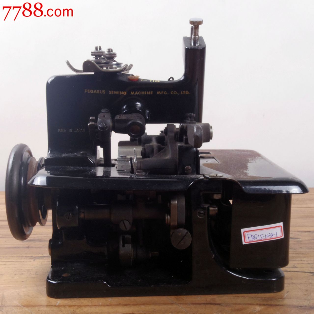 老物件日本飞马pegasus锁边机缝纫机精美机械收藏摆件