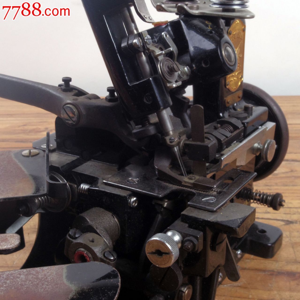 老物件日本飞马pegasus锁边机缝纫机精美机械收藏摆件