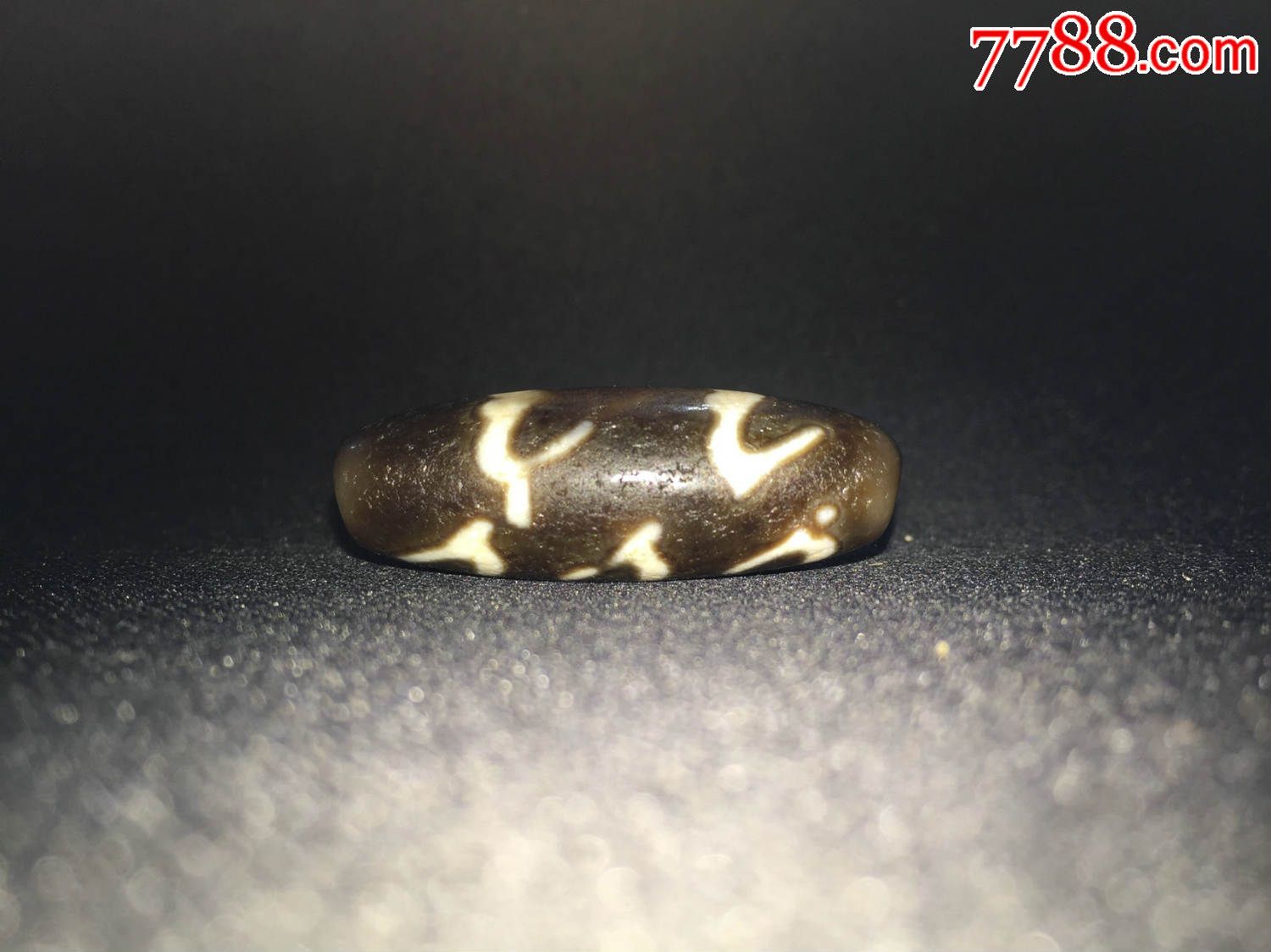 西藏玛瑙壤蚀五福临门天珠【t44】