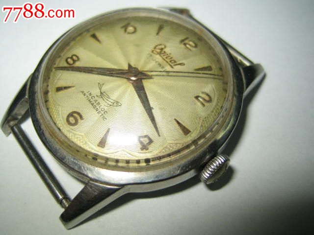 瑞士【奥奇佛】镭射花盘面==古董表_手表/腕表_第2张_7788钟表收藏