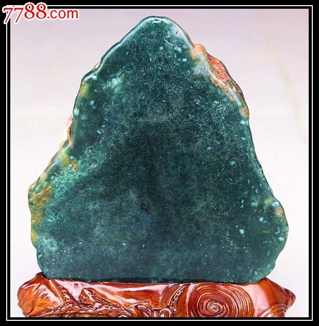 矿物晶体奇石宝玉石绿碧玉精品纯天然南非绿玉髓原石摆件送礼收藏