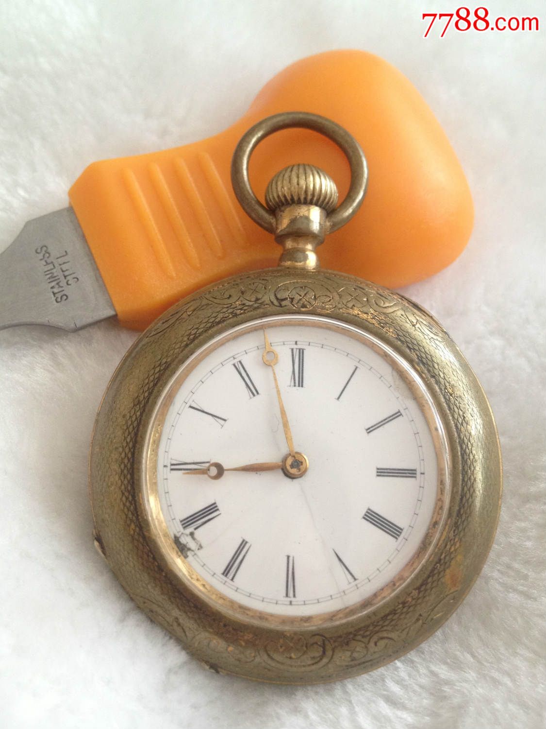 清朝时期罕见带防尘盖的瑞士怀表(不走时,不议价)