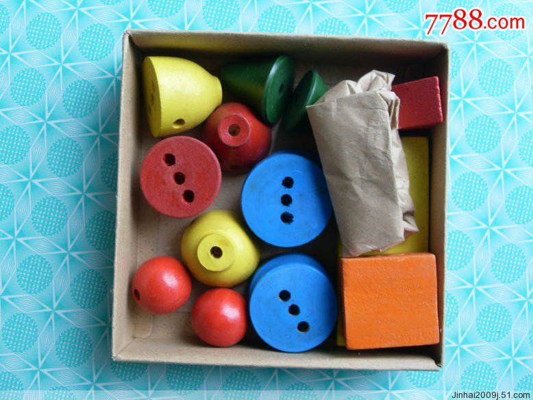 80年代北京玩具五厂老积木(库存未使用)