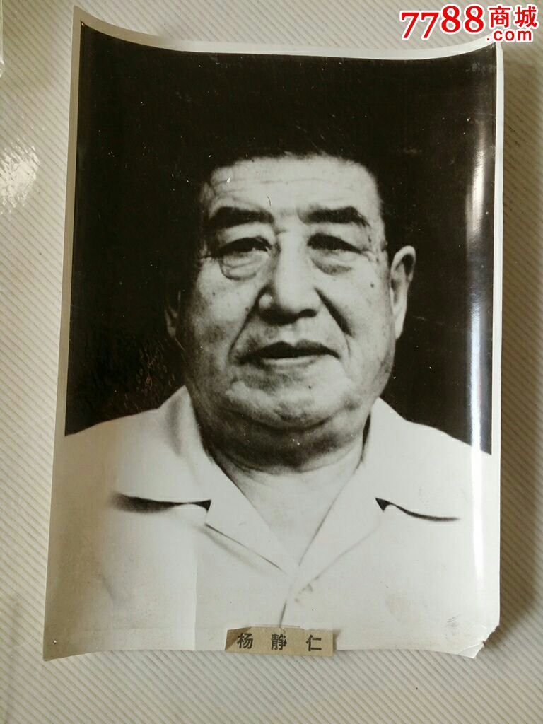 杨静仁黑白照片