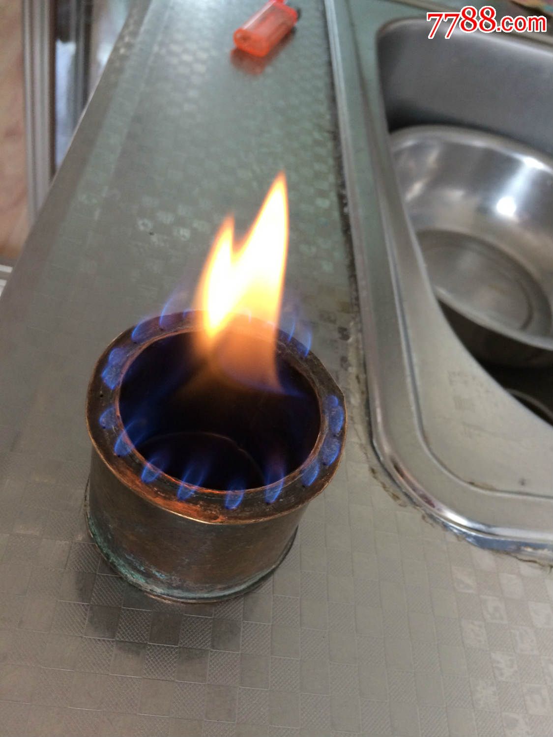 自制小型焦炭熔铜炉图片