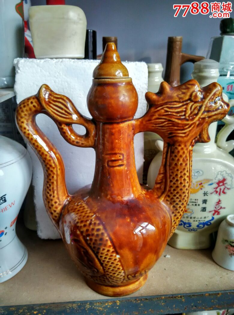 龙壶老酒瓶