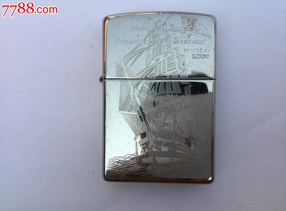 zippo双面帆船光板机