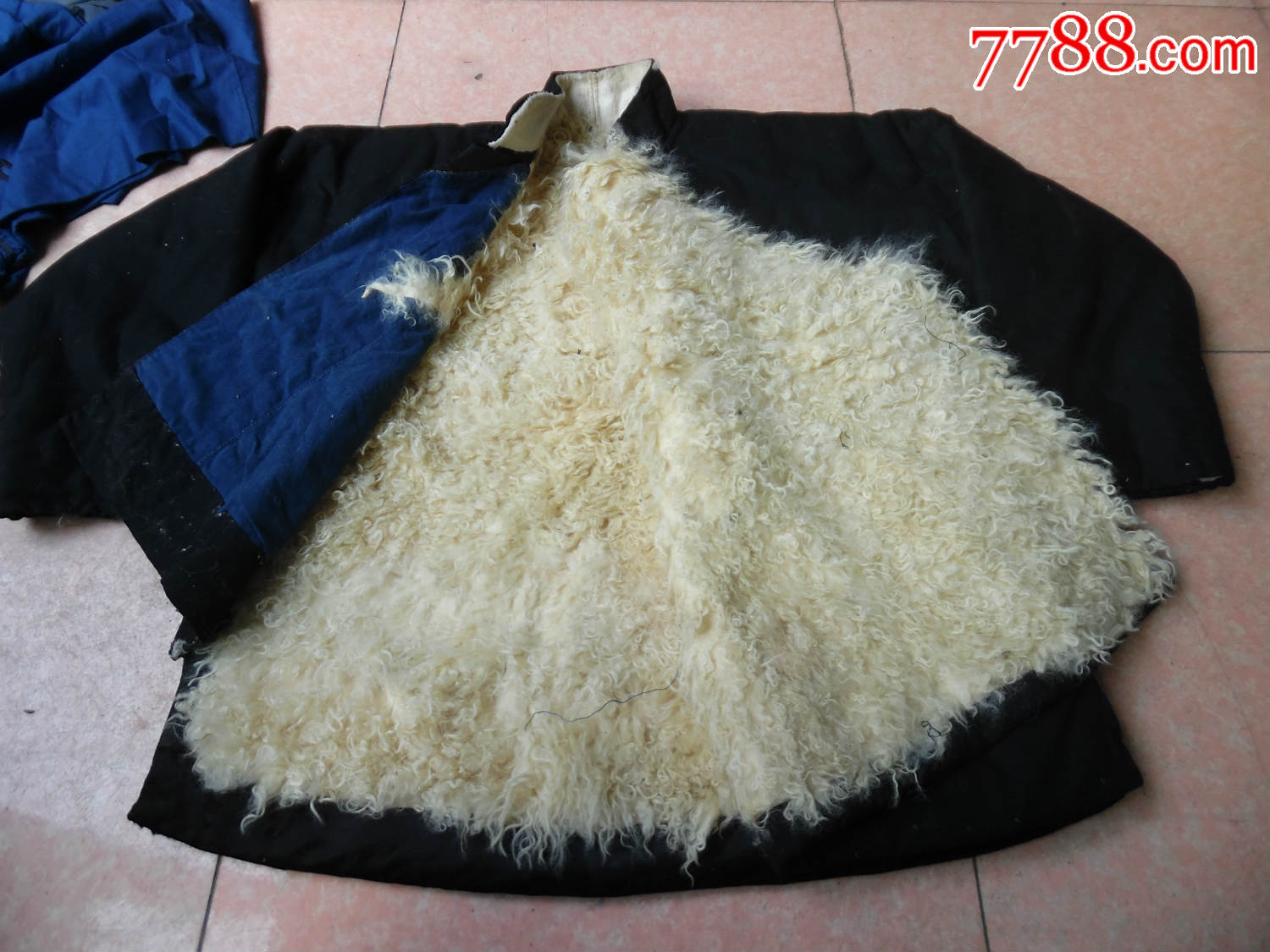 陕北放羊人穿的羊皮袄图片