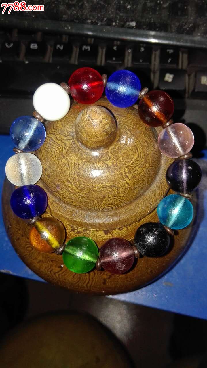 清代琉璃珠14厘米