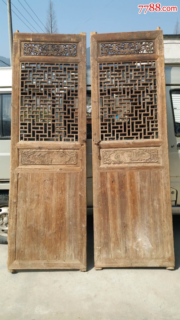 清代老门窗一对-se35235801-木门窗-零售-7788收藏__收藏热线