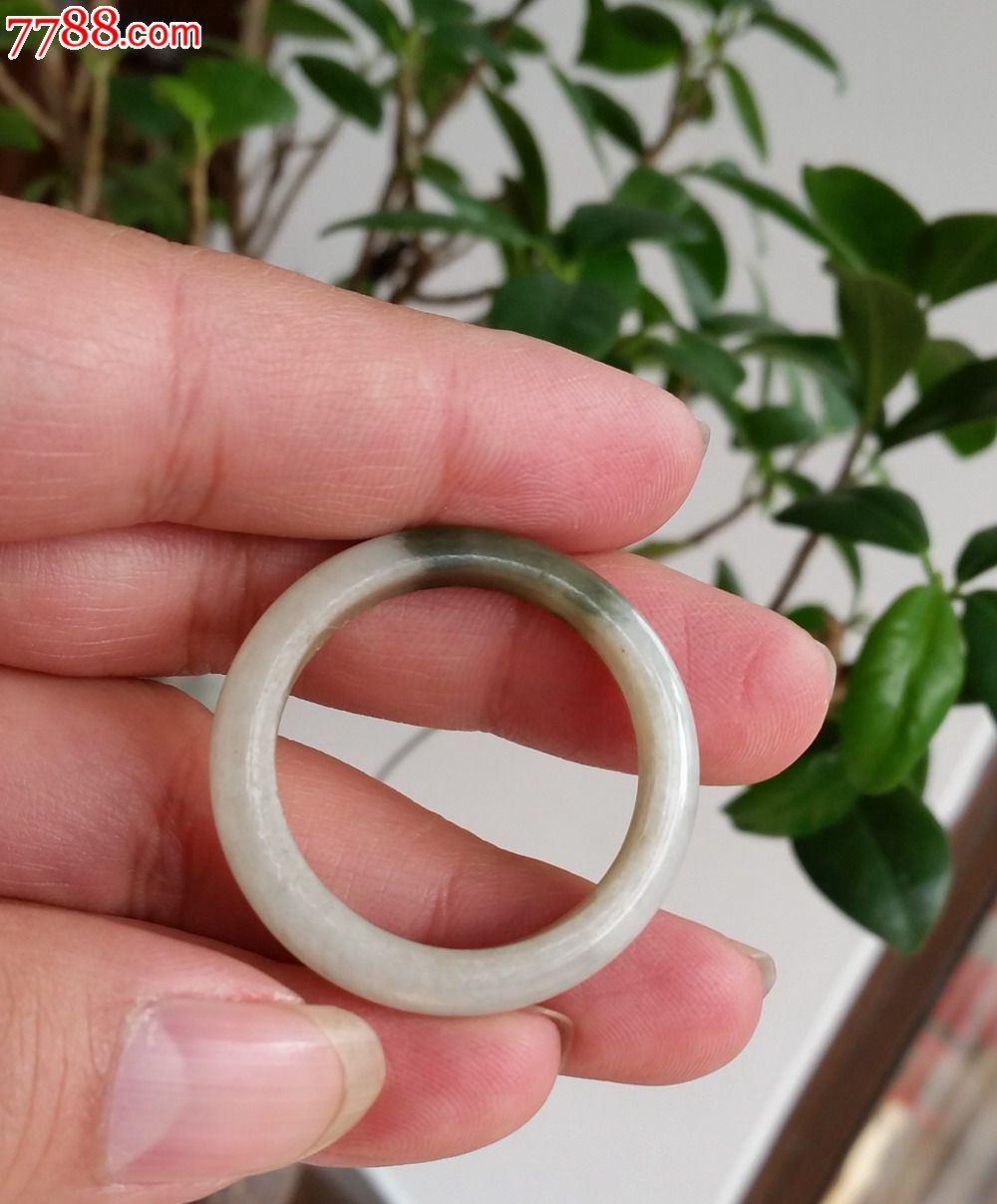 清代老翡翠袈裟环,包老包真,包a货