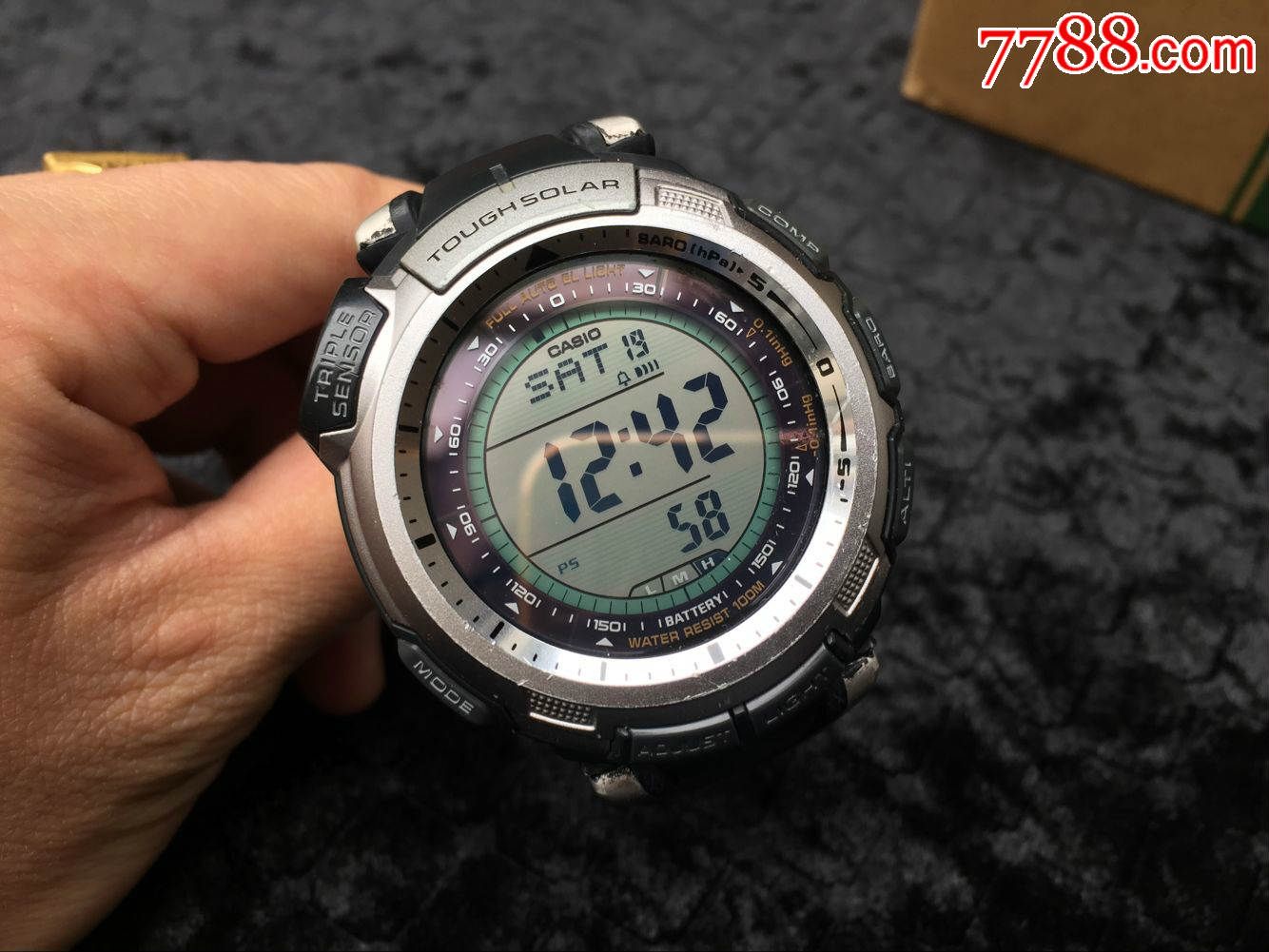 卡西欧protrek登山系列prg-110-1a腕表-价格:599元-se35543235-手表