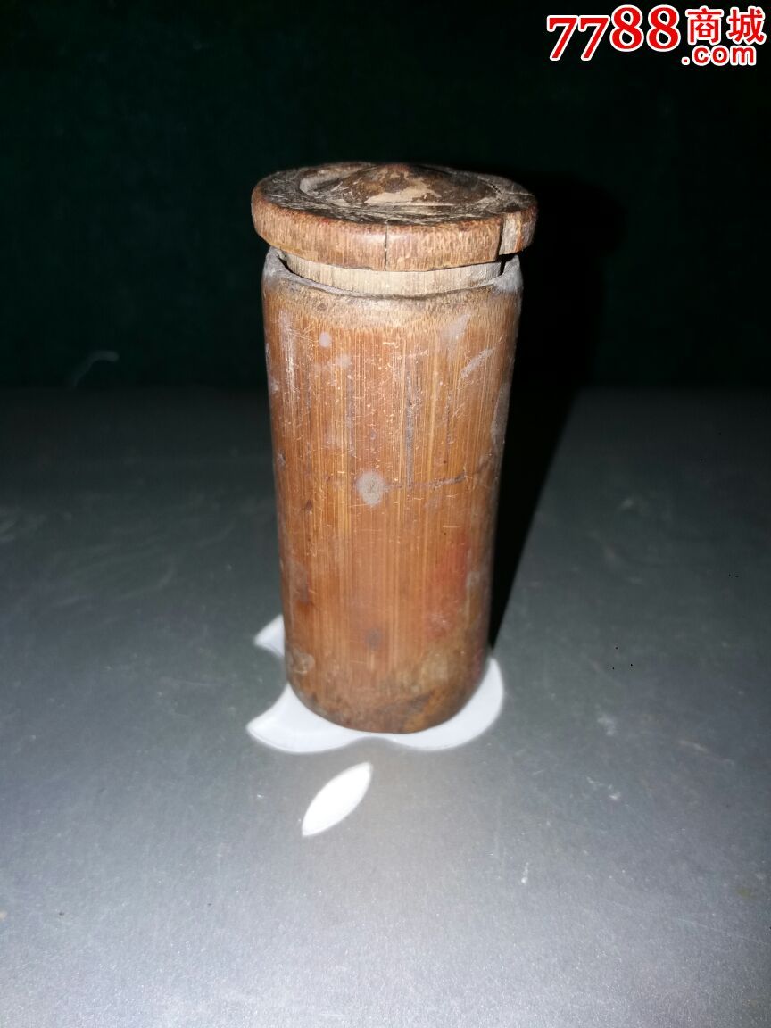 早期竹制胶卷桶