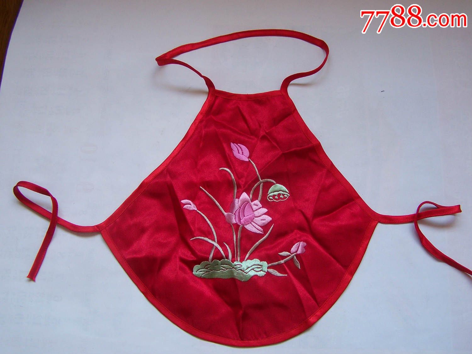 绣品,布兜(未用)八十年代,点图可放大