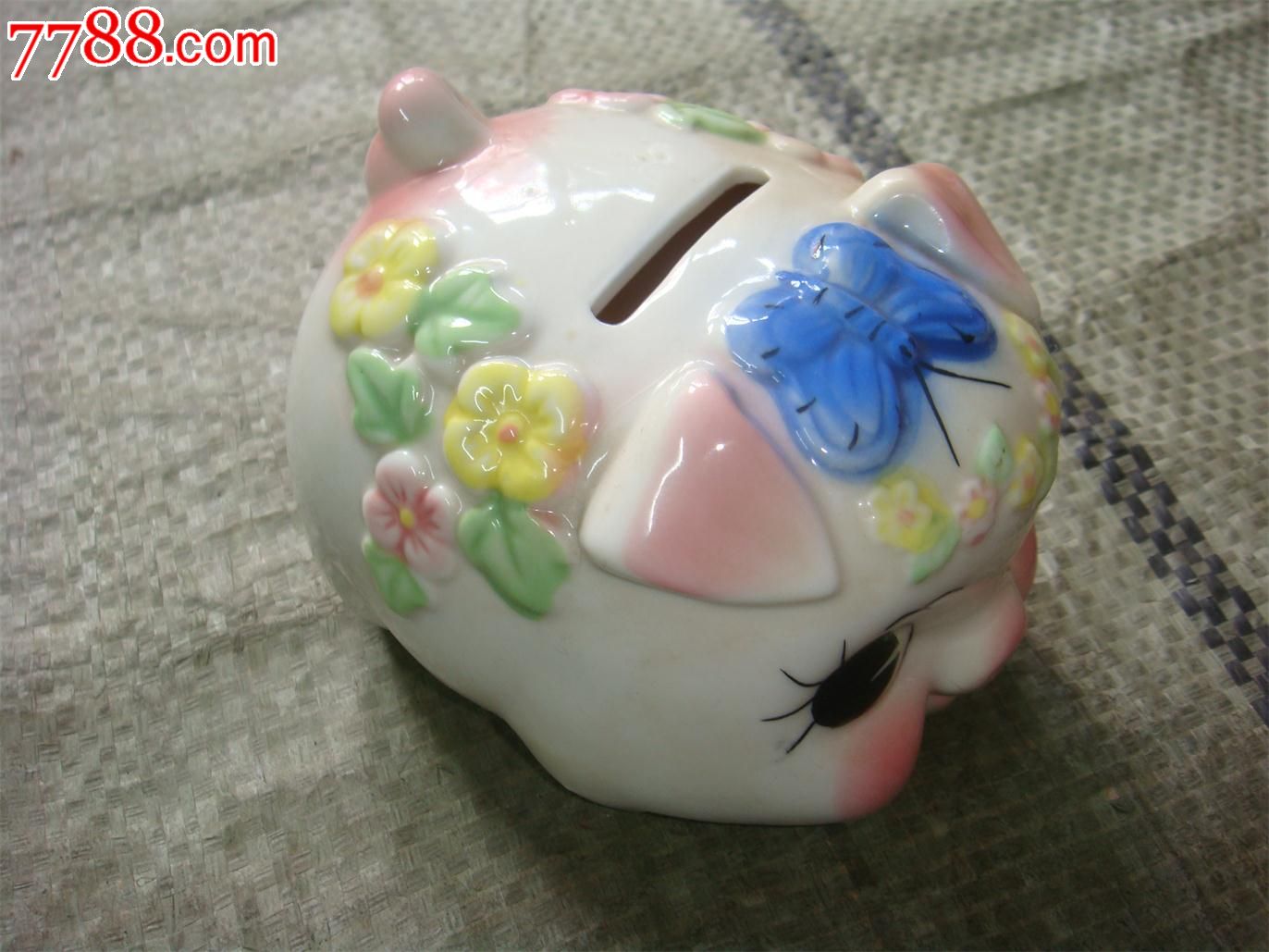 瓷猪存钱罐