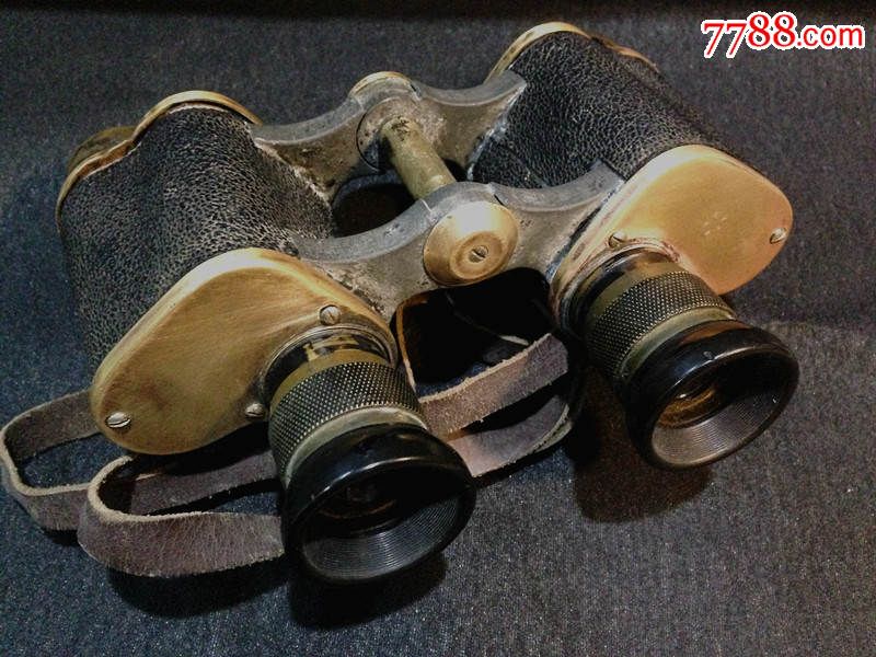 二战时期日本鬼子的纯铜望远镜