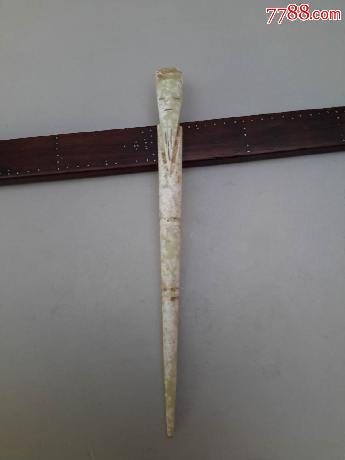 汉代玉翁仲发簪