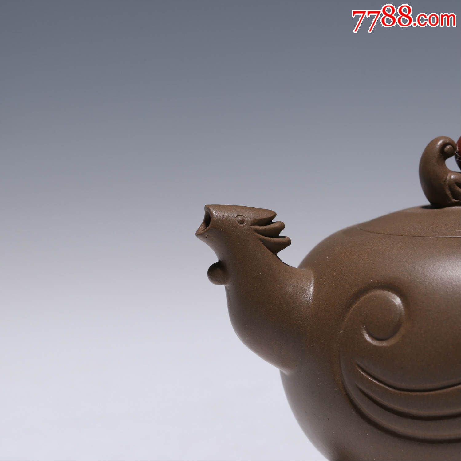 宜兴正品紫砂壶名家工艺美术师全手工段泥大凤鸣壶