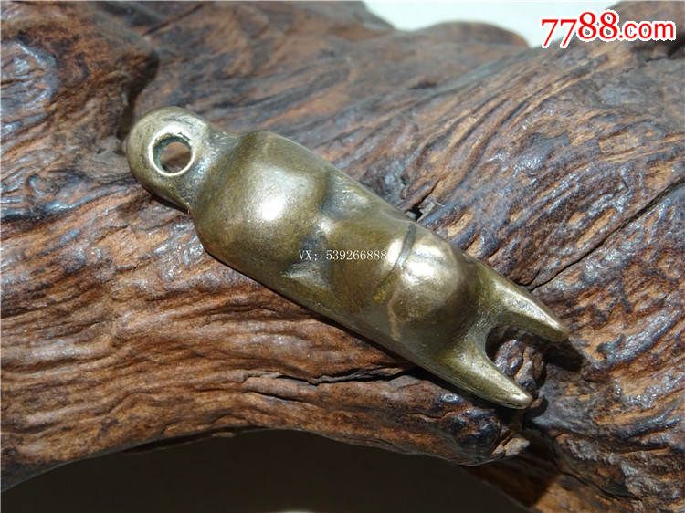 藏传利玛铜雪狮托甲吊坠《x40》