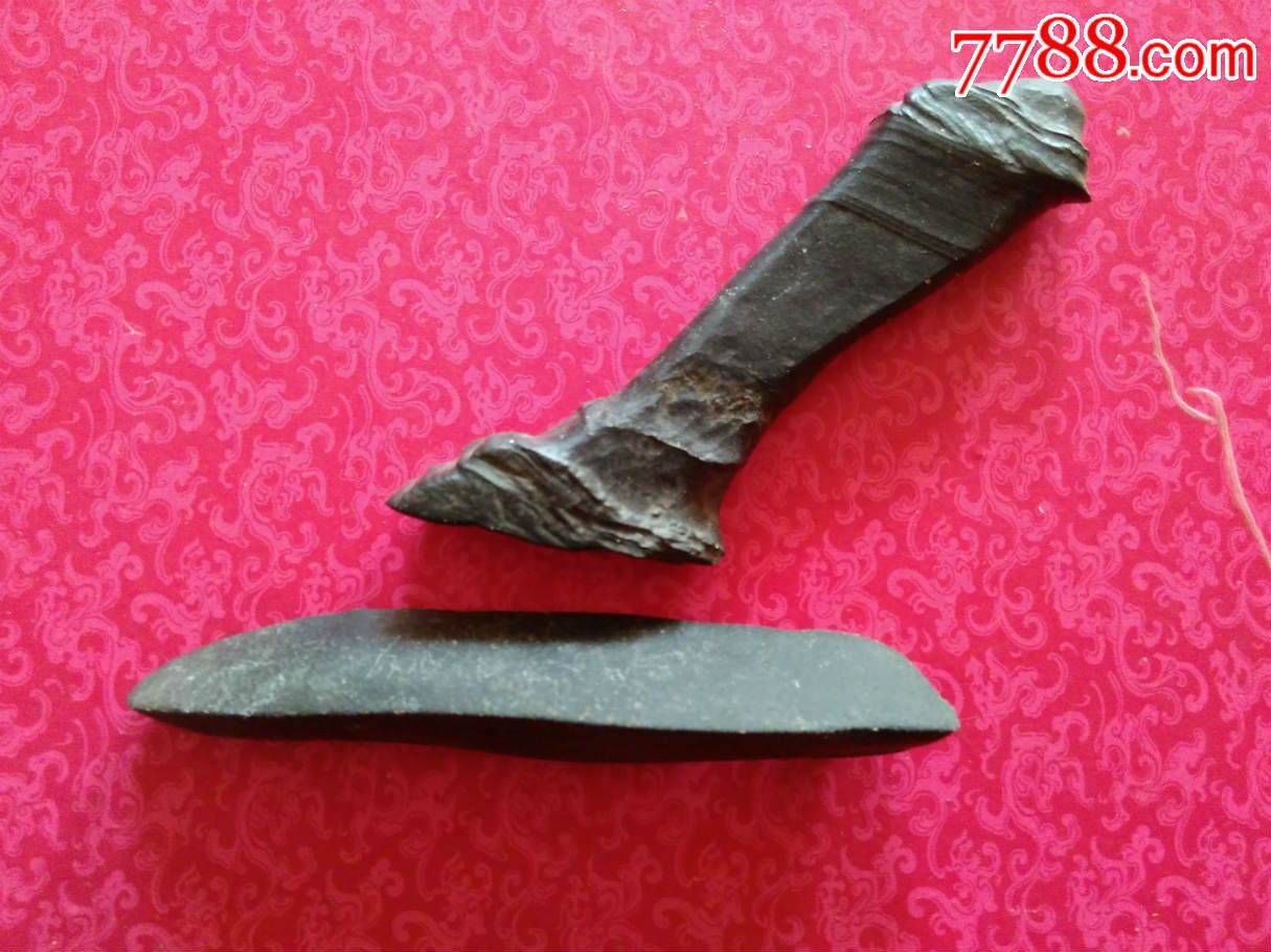 天然奇石《人工组合石刀》