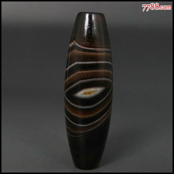 库存精品仿古老天眼佛眼睛缠丝玛瑙勒子天珠3810mmb1734