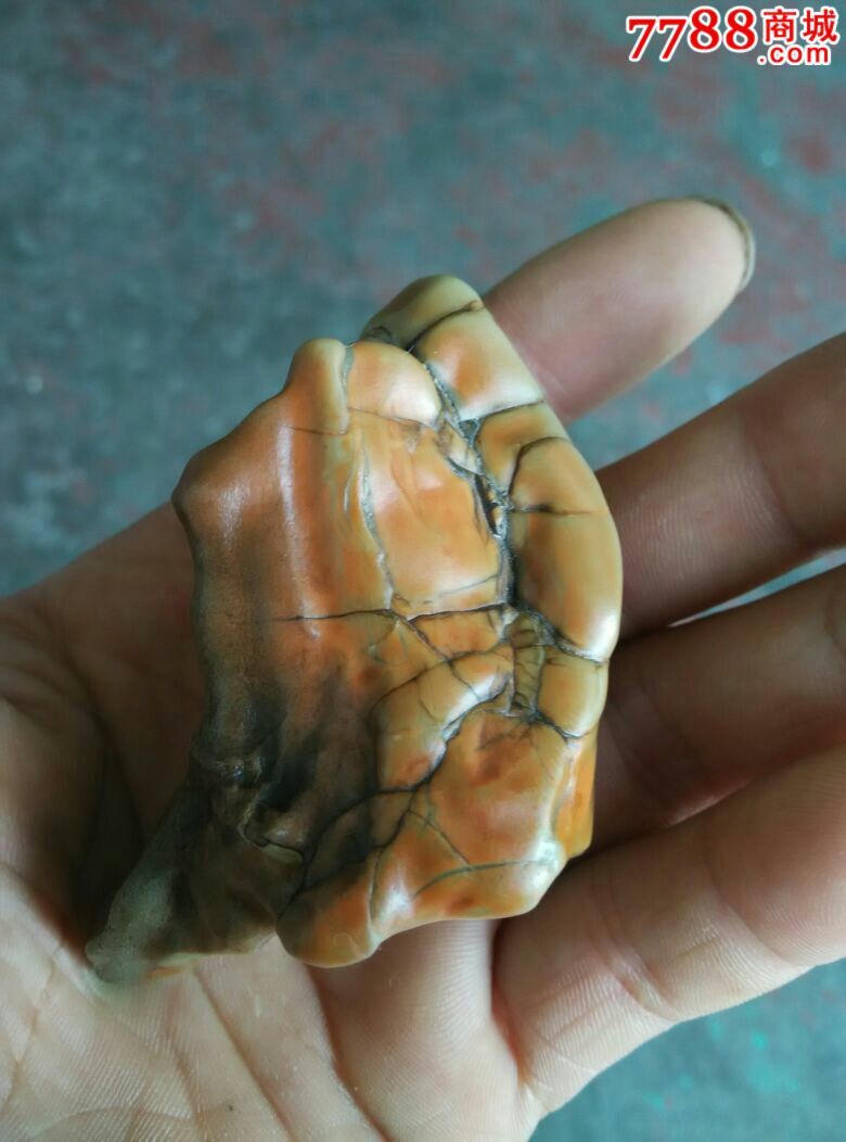 奇石手把件