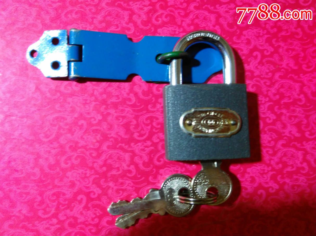 三环牌4cm小挂锁//带门鼻
