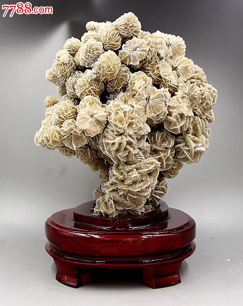 精品奇石头原石矿物晶体矿晶标本/沙漠玫瑰沙漠玫瑰原石摆件14