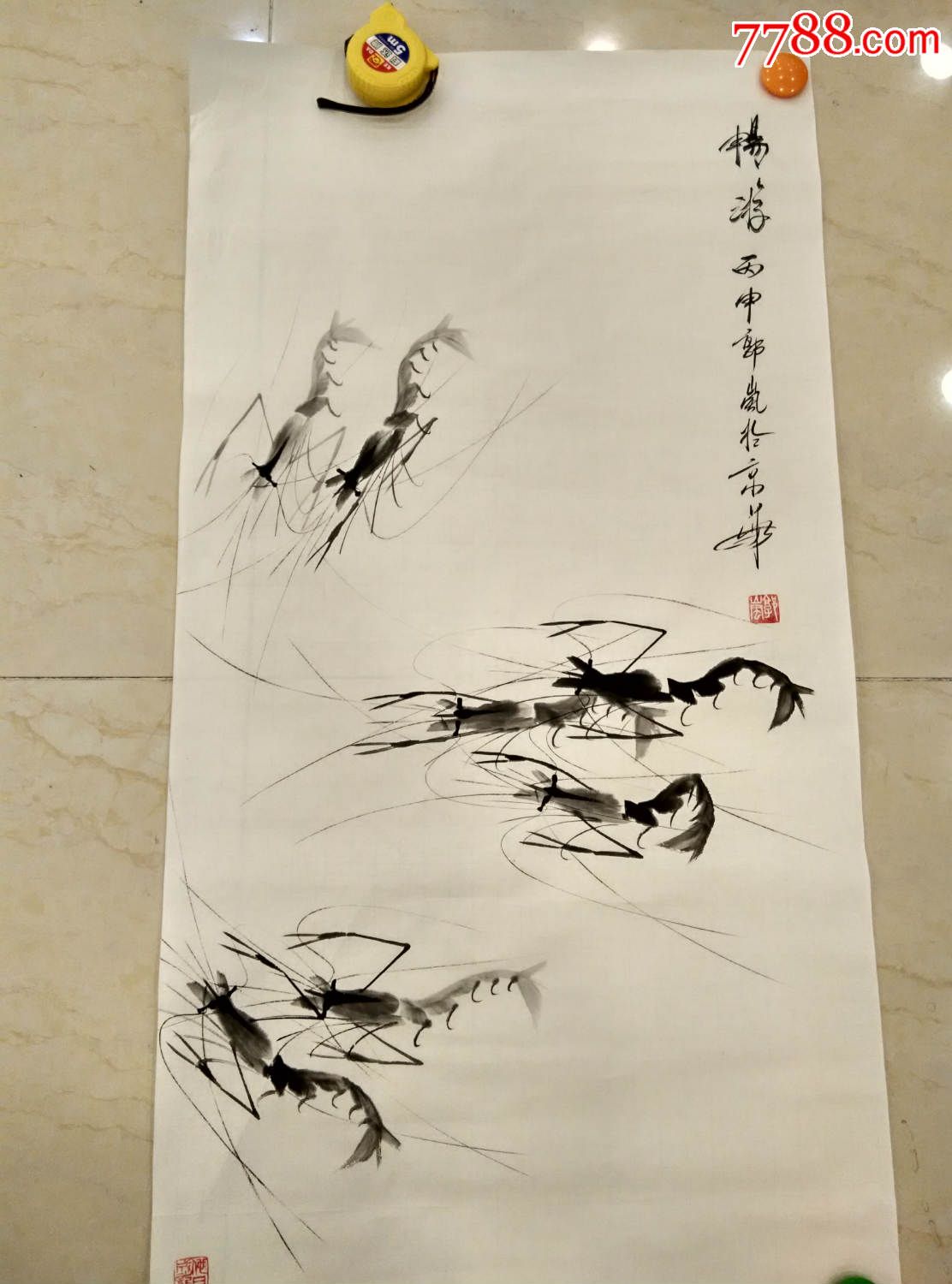 北京齊派畫蝦名家郭嵐老師畫作-se36037837-花鳥國畫原作-零售-7788