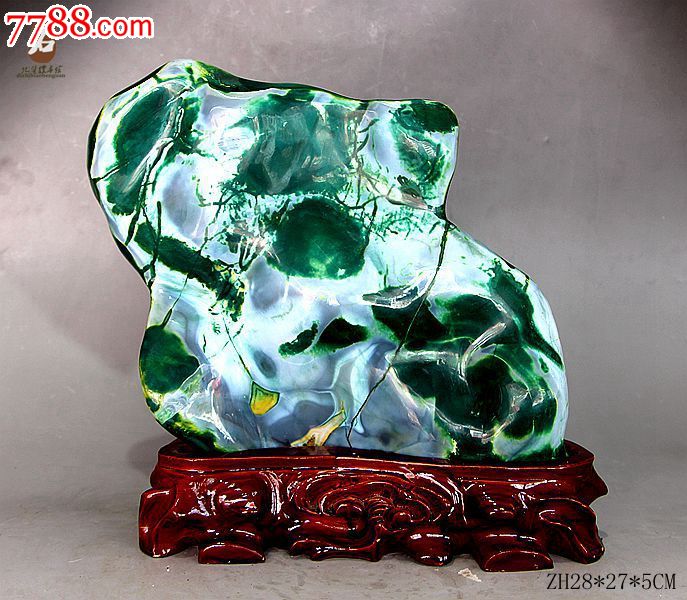 奇石原石头矿物晶体天然雪花绿玛瑙摆件马达加斯加玛瑙送礼收藏1