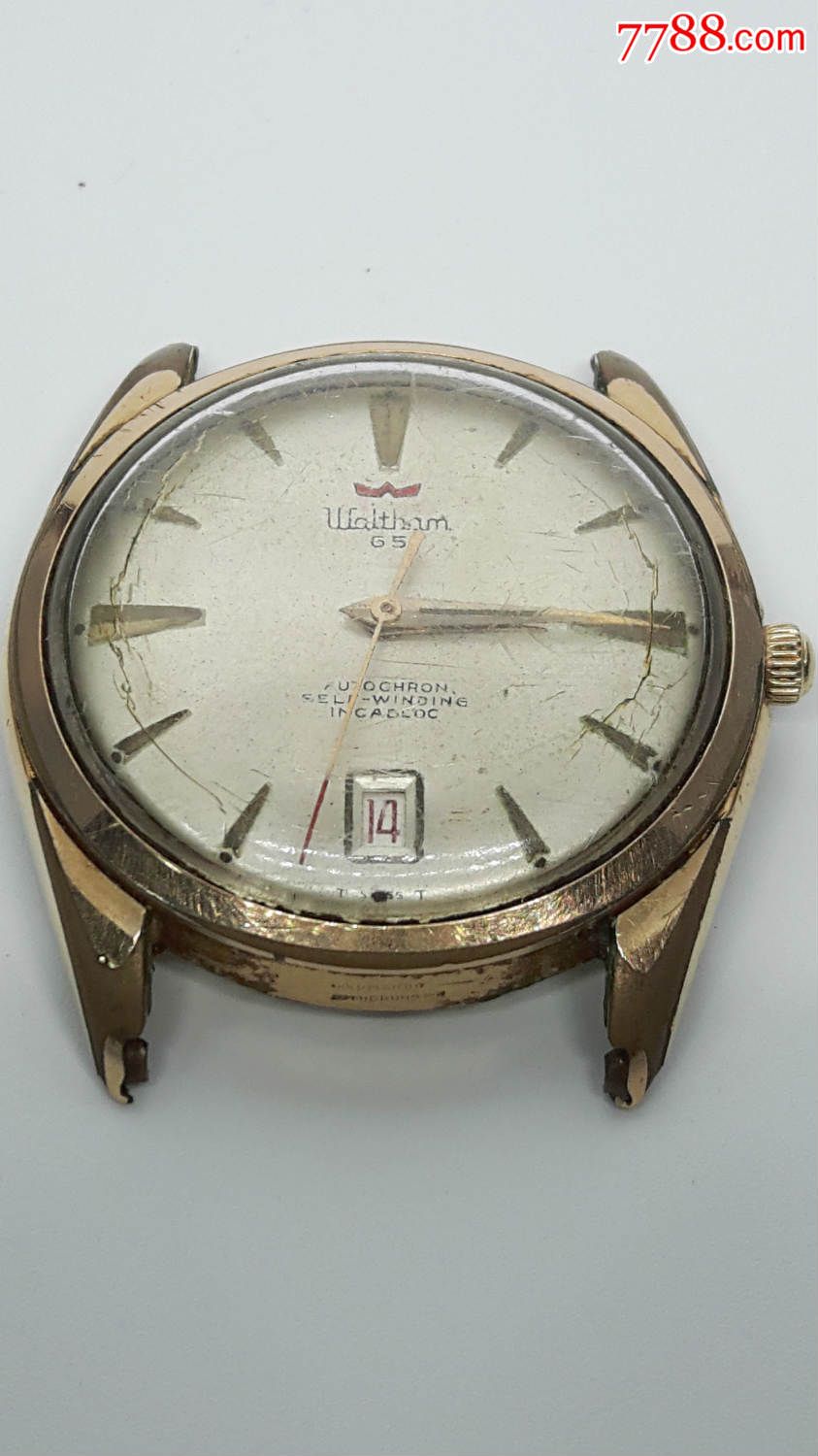 华生waltham65jewel机械自动男表_手表/腕表_第1张_7788钟表收藏
