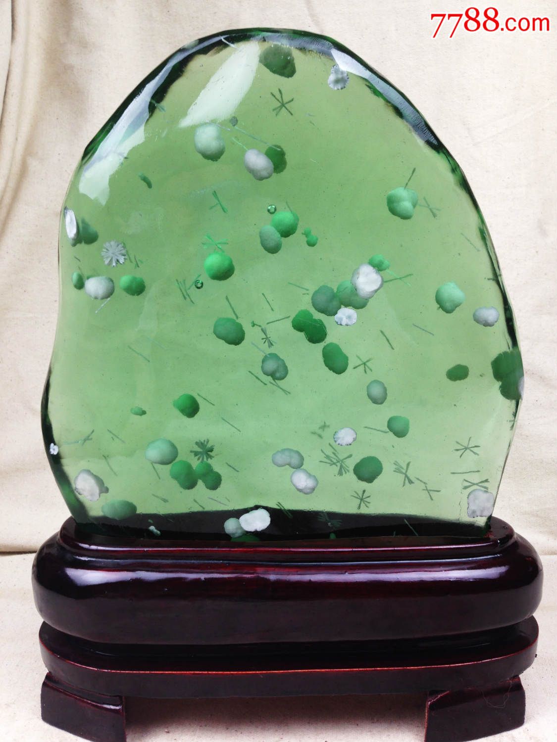 天然巴西火山琉璃摆件