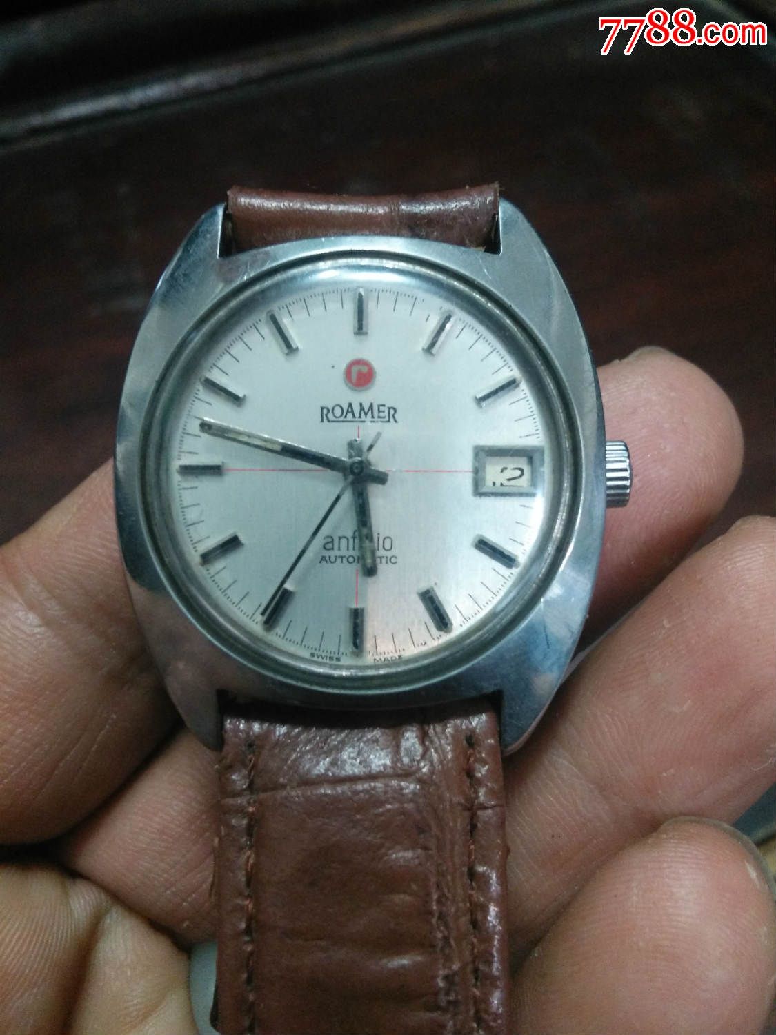 全自动老瑞士罗马红十字_手表/腕表_第2张_7788钟表收藏