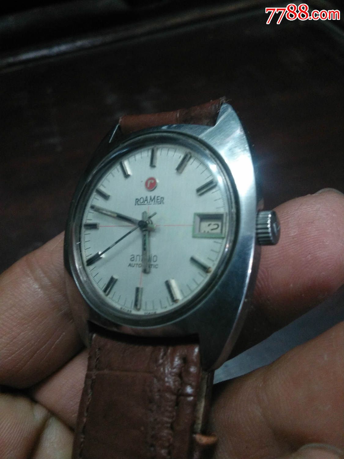 全自动老瑞士罗马红十字_手表/腕表_第3张_7788钟表收藏