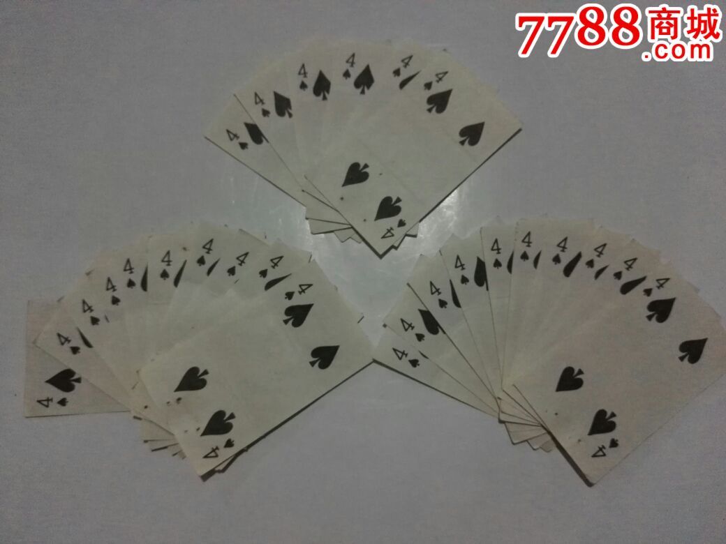 n9404扑克28枚(黑桃4)