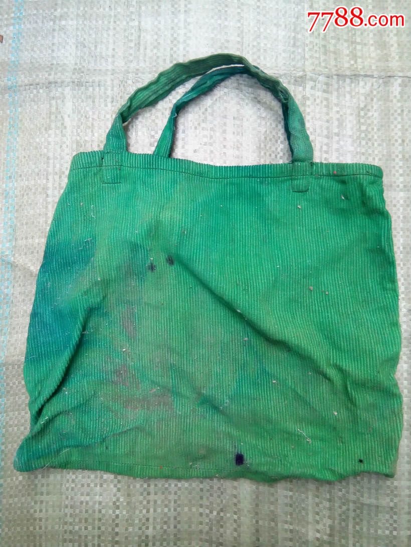 自制老布兜提包包老